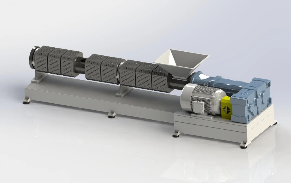 ఆఫ్రికా కస్టమర్ కోసం డబుల్ స్క్రూ ప్లాస్టిక్ రీసైక్లింగ్ ఎక్స్‌ట్రూడర్ ఆర్డర్