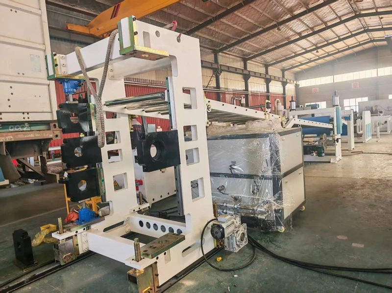 600mm PVC షీట్ ఎక్స్‌ట్రూషన్ లైన్ ఉత్పత్తి