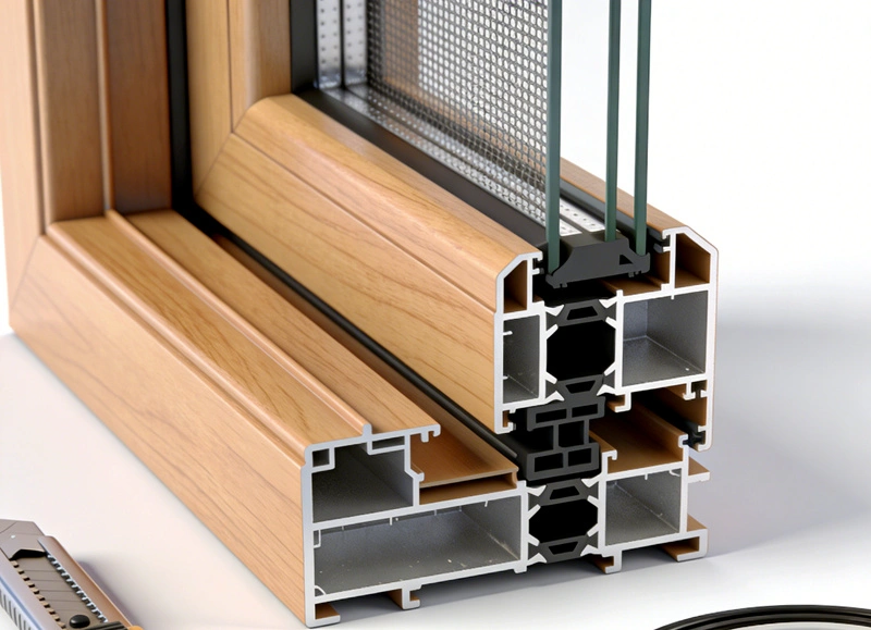 ABS విండో & డోర్ ప్రొఫైల్ ఎక్స్‌ట్రూషన్ మెషిన్