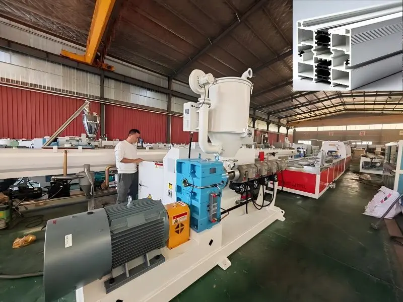 ABS విండో డోర్ ప్రొఫైల్ మెషిన్