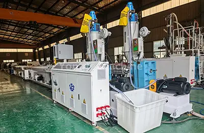Material auto feeder and drying hopper of Pe Pipe Machine