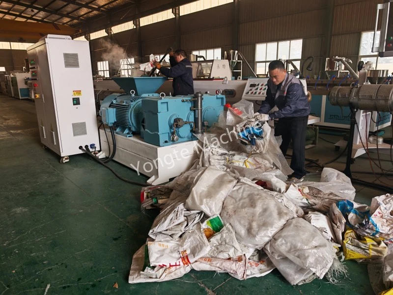Parallel Twin-Screw Extruder for Plastic Film Recycling To Africa